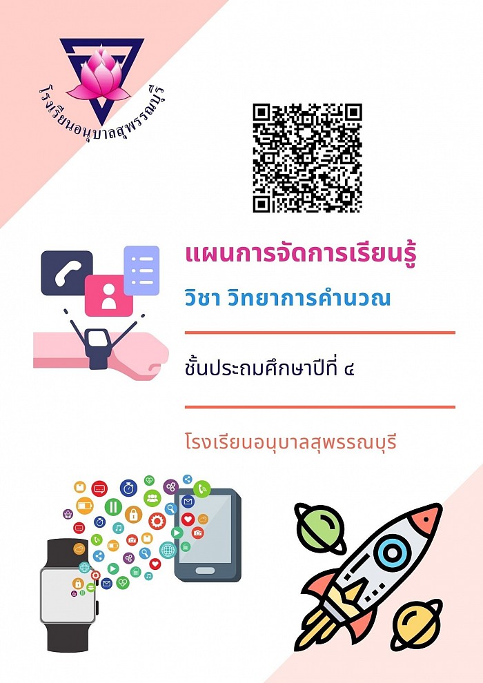 แผนการจัดการเรียนรู้ วิชาวิทยาการคำนวณ